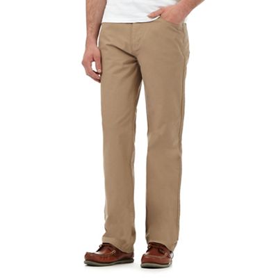 Maine New England Beige five pocket trousers